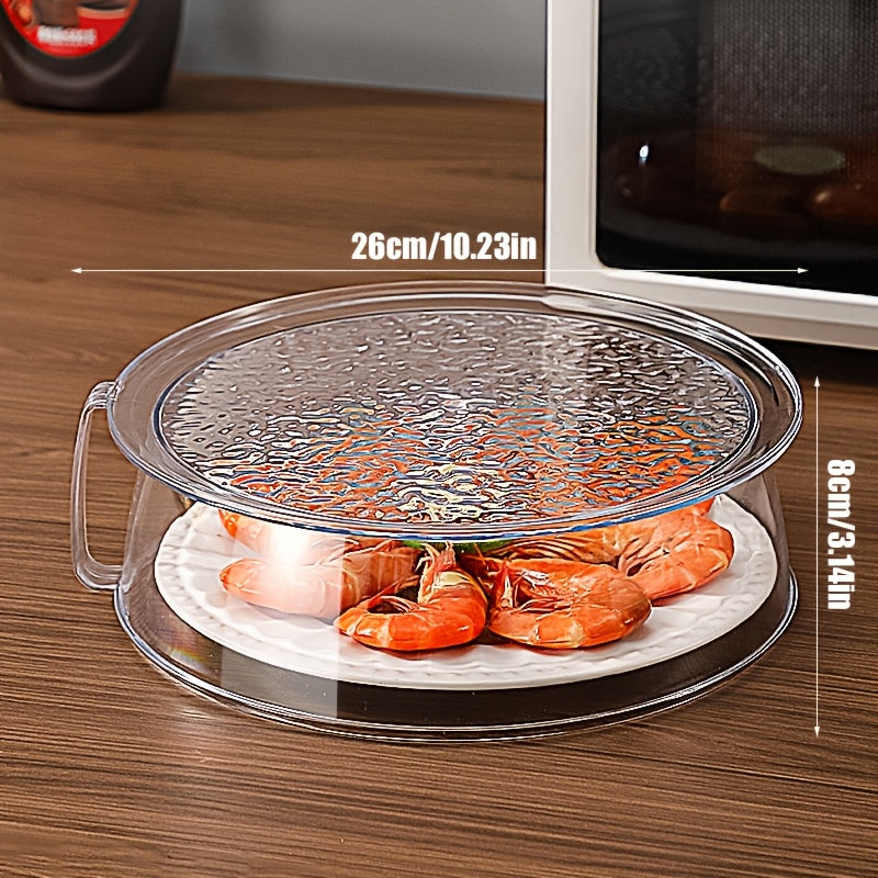 HotShield | Transparante magnetron-spatbescherming met handvat – hittebestendig tot 200 °C, 360° spatbestendig