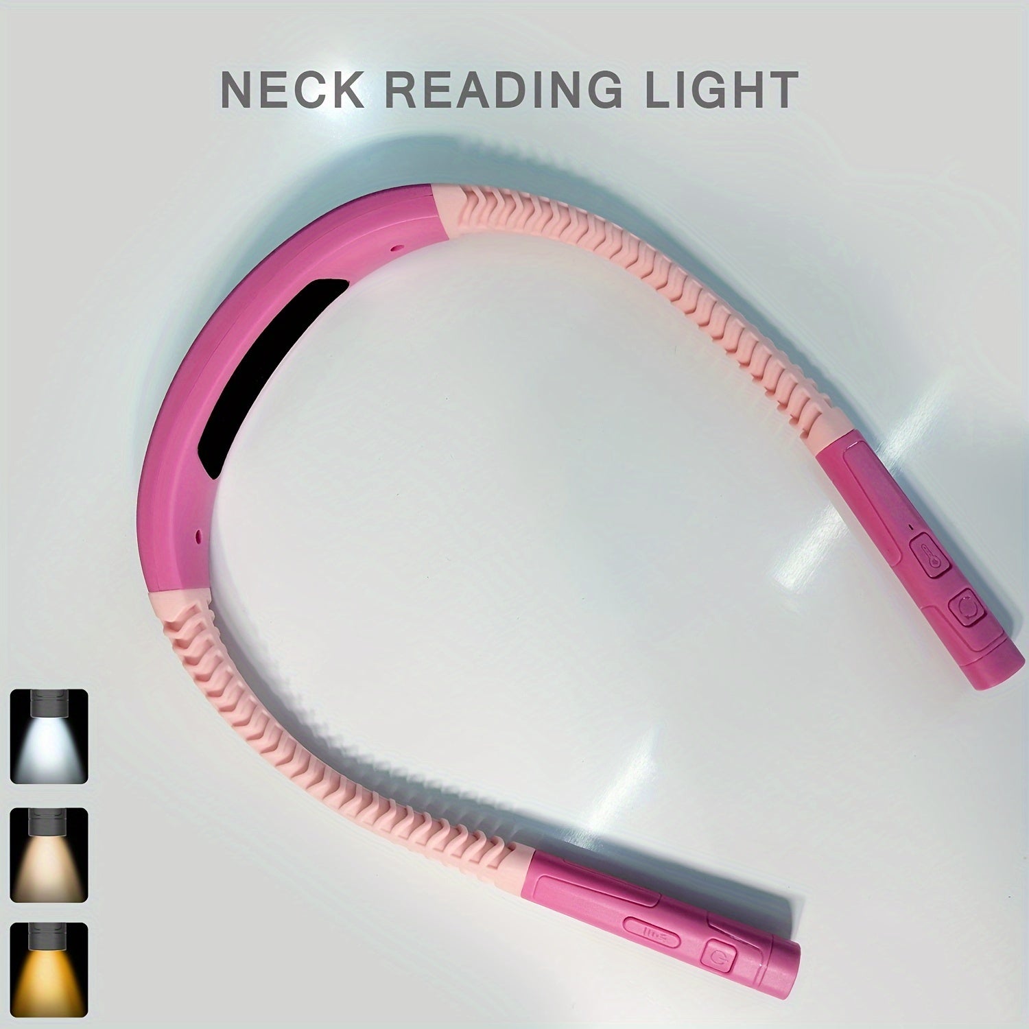 GlowBand | Dimbare oplaadbare nekleeslamp - USB-boeklamp voor lezen, breien, kamperen en werk