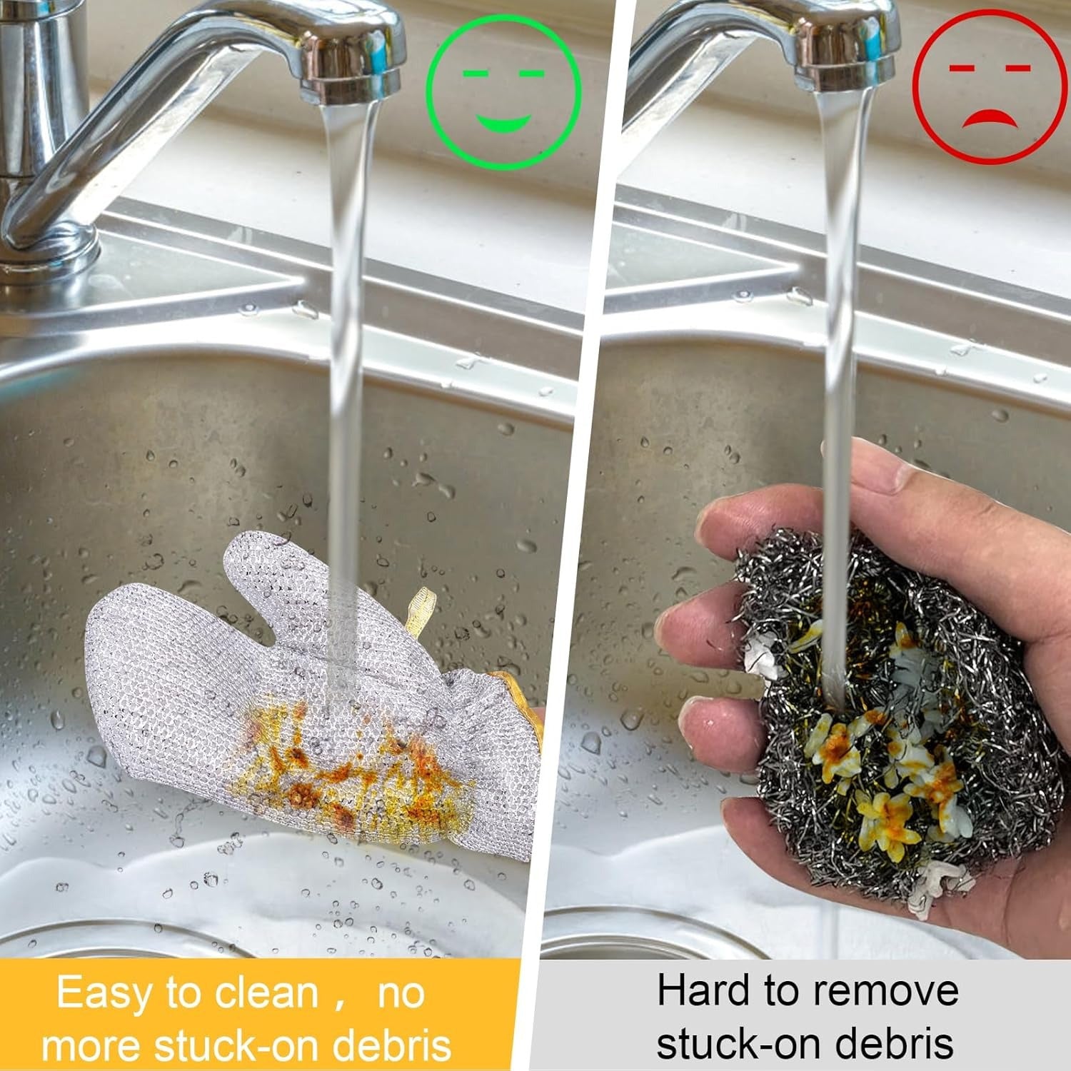GloveScrub | 2 paar (4 stuks) schuurhandschoenen en schoonmaakdoekjes – multifunctioneel afwassen