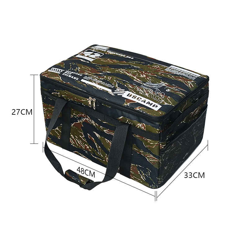 CampTote | 30L Campingtas – Waterdicht, Duurzaam Keukengerei Organizer, Reistas, Voor Outdoor