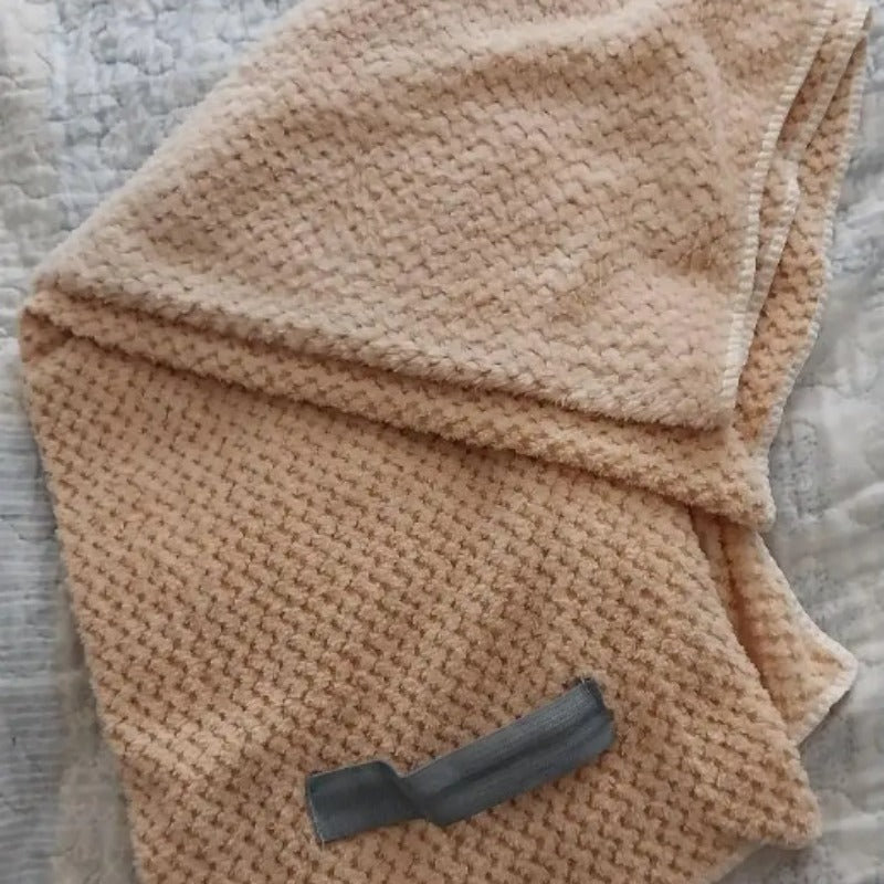 AquaTress | Sneldrogende microvezel haardrooghanddoek – Superabsorberende, sneldrogende hoofddoek