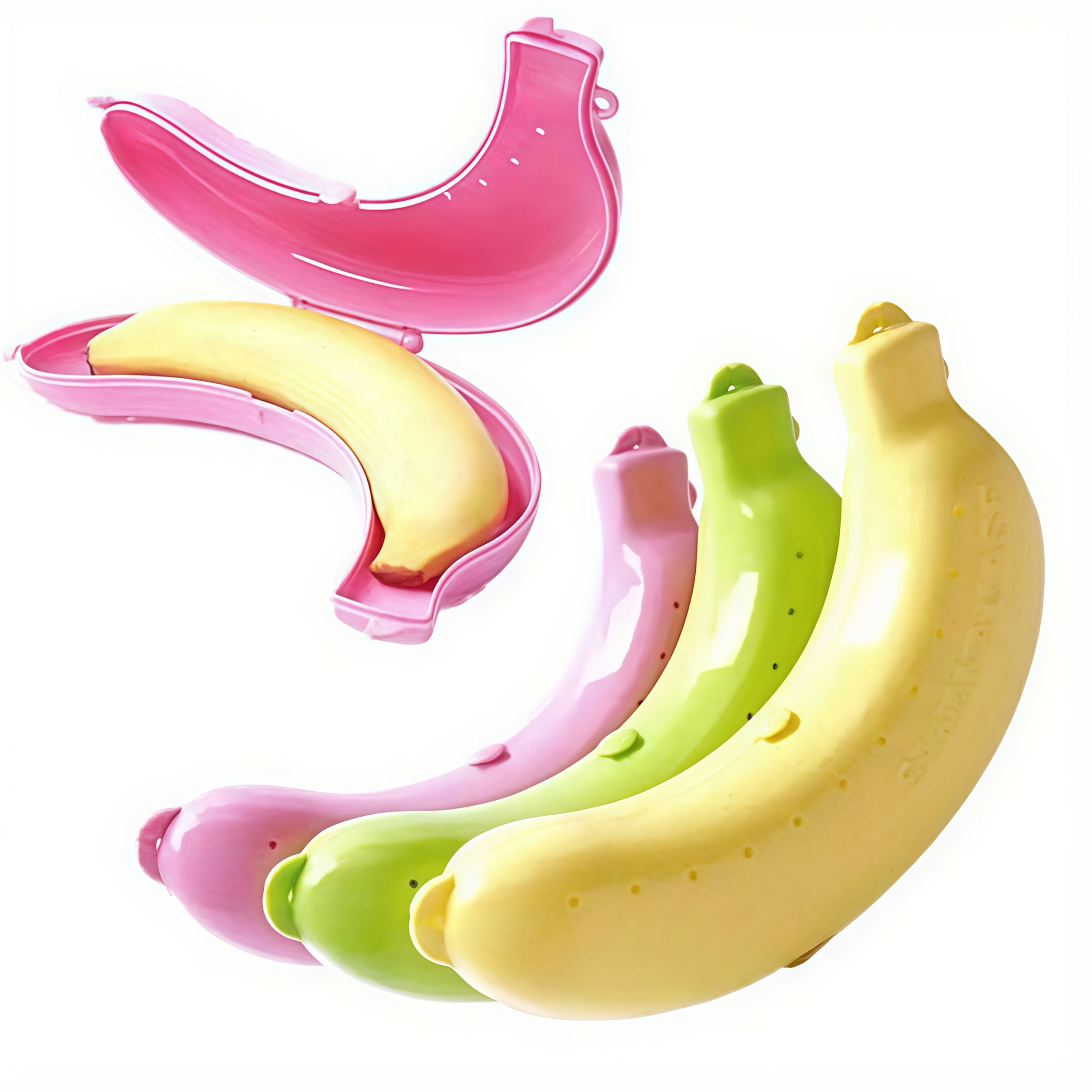 BananiBox | Bananenbeschermer Etui – Draagbare Harde Plastic Fruit Opbergdoos