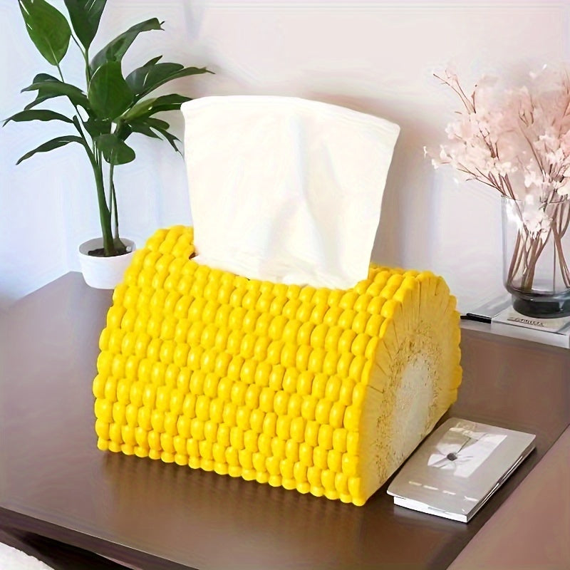 CornyBox | Maïsvormige Tissueboxhouder – Schattige Keuken- & Woonkamerdecoratie