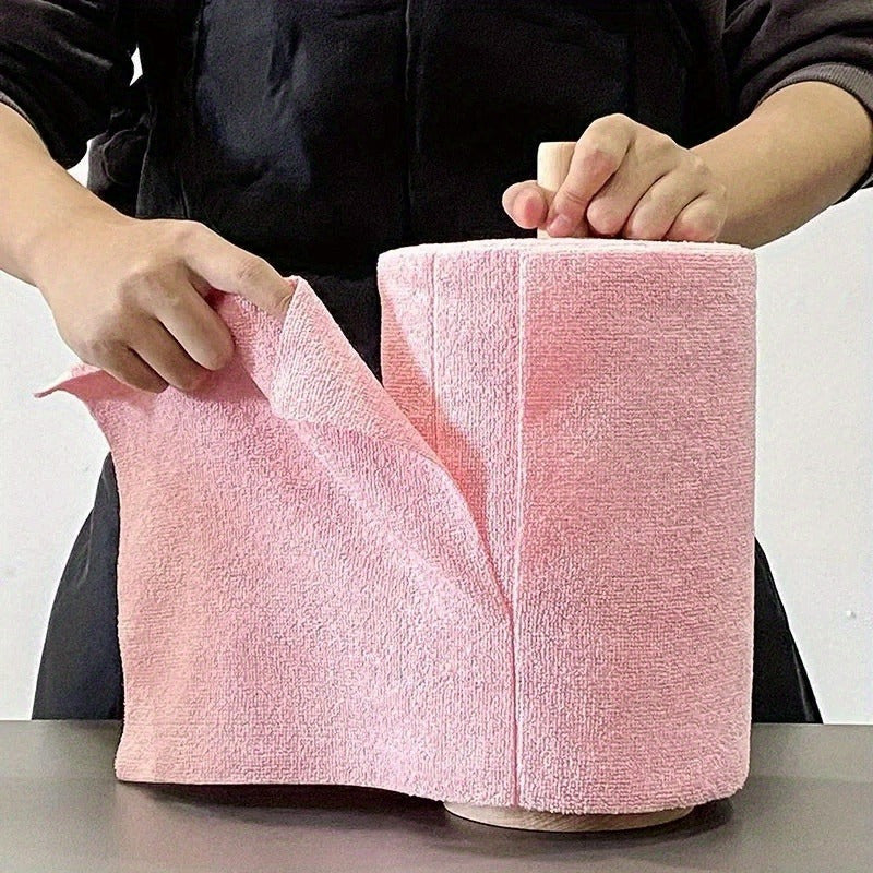 TidyWipe | Herbruikbare Huishoudelijke Keukenhanddoek Rollen - Milieuvriendelijke Vaatdoeken, Schoonmaakdoekjes & Washandvervangers