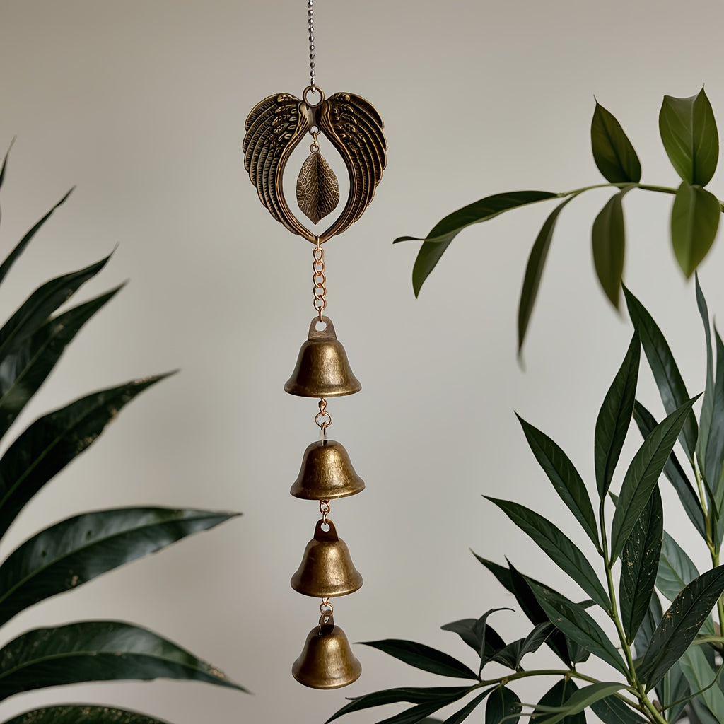 Chimlet | Metalen windgong voor binnen en buiten, hangende ijzeren decoratie voor de tuin of het terras