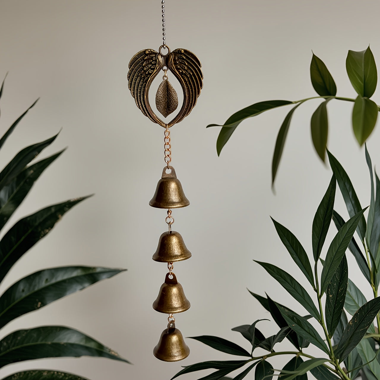 Chimlet | Metalen windgong voor binnen en buiten, hangende ijzeren decoratie voor de tuin of het terras