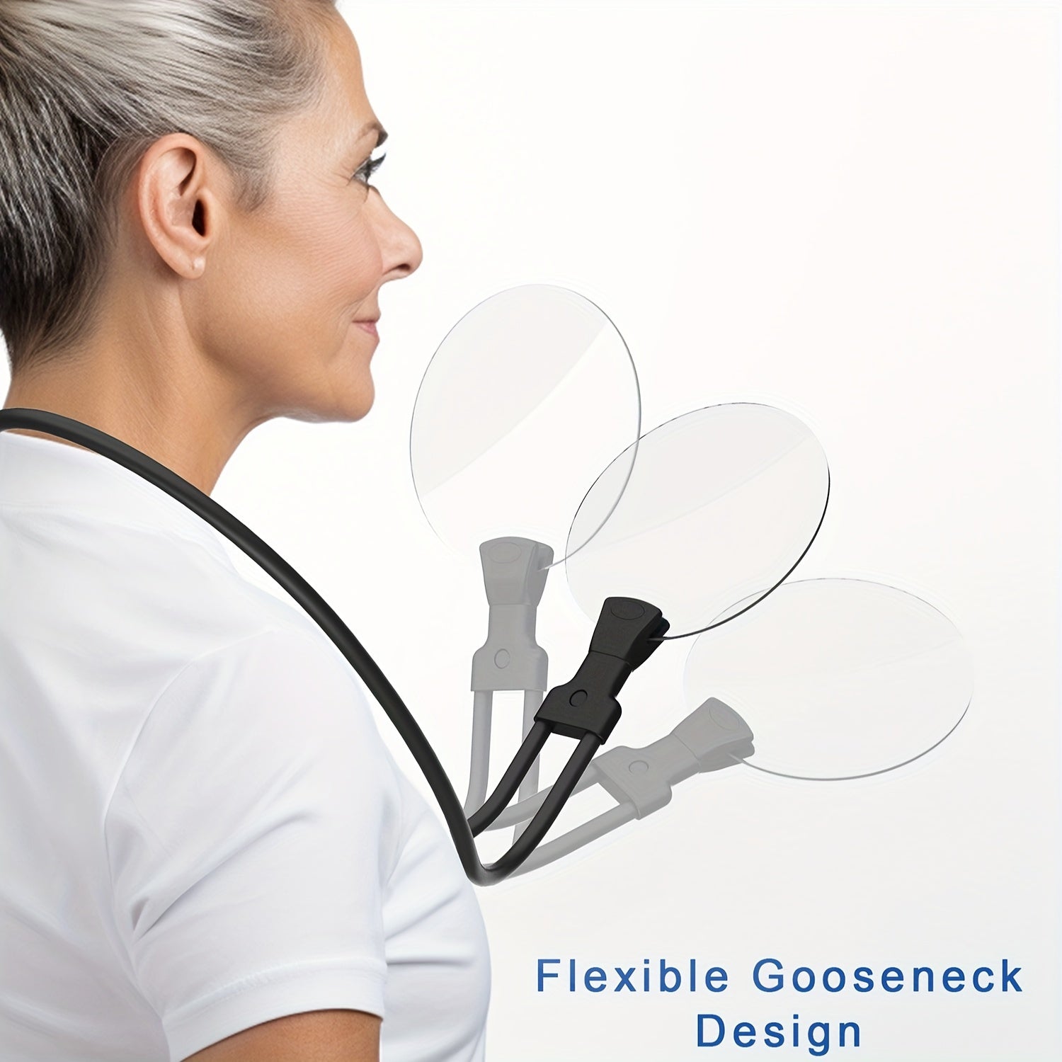 NeckSight | 5X Handsfree nekvergrootglas – Verstelbaar lees- en knutselglas voor senioren