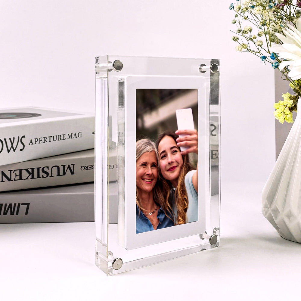 PixelFrame | Motion Video Acryl Weergave Frame - Digitaal Fotolijstje met Video Playback