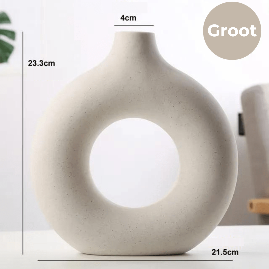 SereniVase | Rustige ronde vaas voor elegante en moderne ruimtes