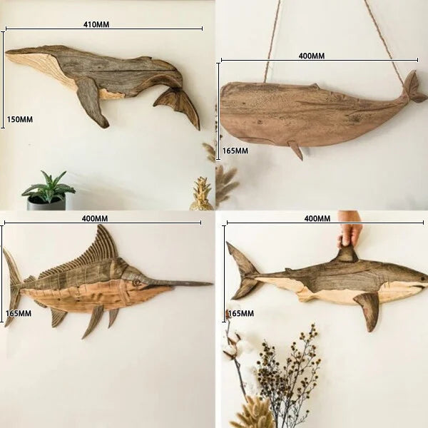 TideWood | Houten Oceaanornamenten – Kust- en Nautische Woondecoratie, Handgemaakte Driftwood-stijl
