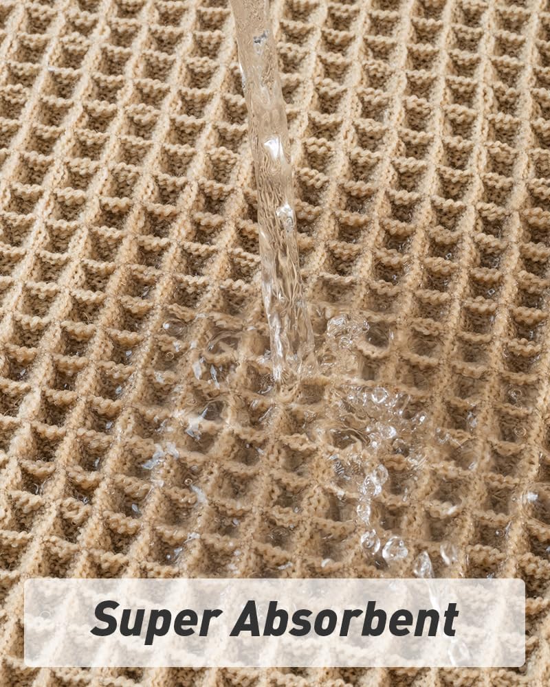 WaffleWeave | Boho Wafel loper tapijt - anti-slip - Wafel Weave bad / keuken gang loper