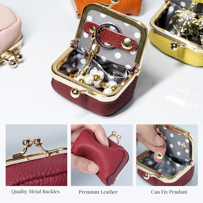 GemPurse | Mini Sieradendoos – Draagbaar Reiskistje voor Ringen & Edelstenen, Compacte Organizer