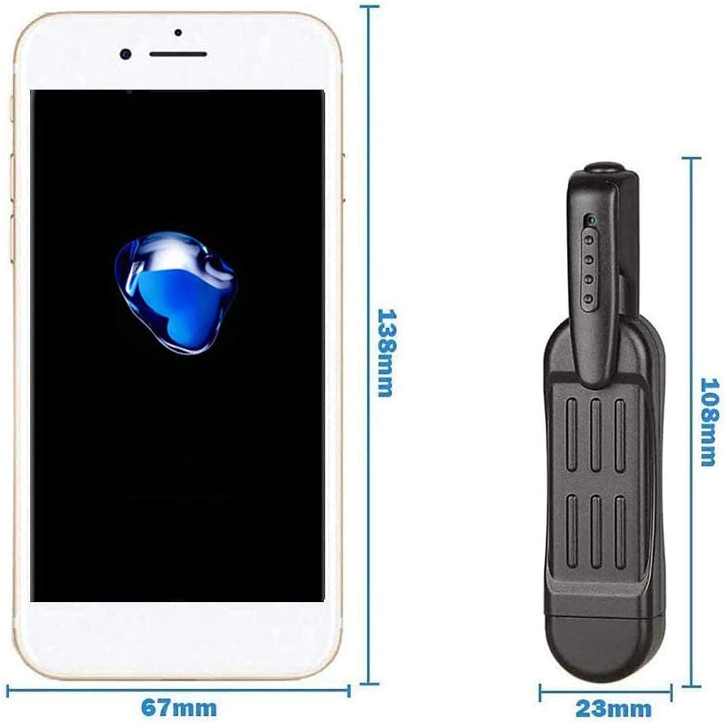 TinyLens | Compacte minicamera – Draagbare HD-video en foto's voor op reis