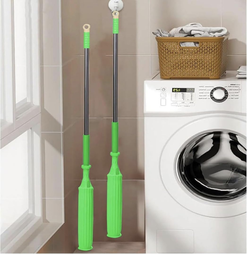 SpinDry | Handenvrije zelfoprollende mop - Easy Clean, microvezel mopkop