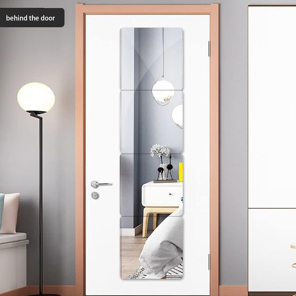 Reflekt | Acrylmuurspiegels - Lichtgewicht Shatterproof Decoratieve Spiegelpanelen voor de Woondecoratie van de Muur