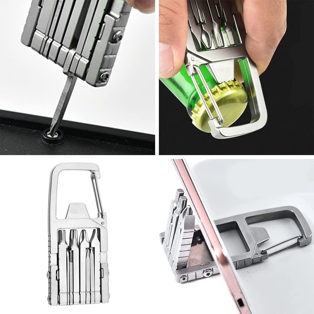 NexTool | 12-in-1 opvouwbare multitool – schroevendraaierbits, roestvrijstalen zakgereedschap