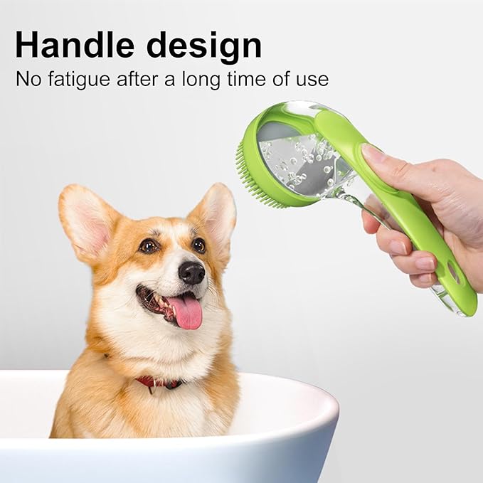 PetLather | Huisdier Verzorging Zeepdispenser Schrobborstel – 2-in-1 Shampoo Applicator