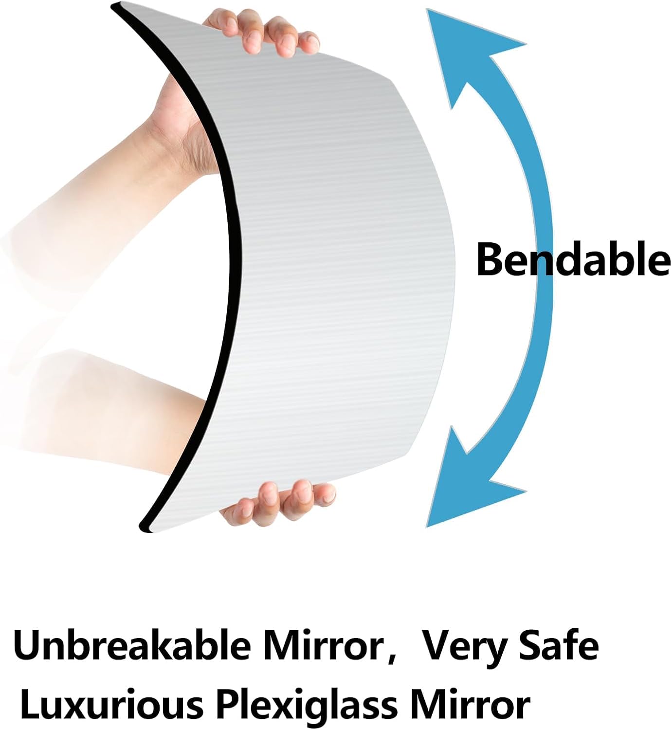 Reflekt | Acrylmuurspiegels - Lichtgewicht Shatterproof Decoratieve Spiegelpanelen voor de Woondecoratie van de Muur