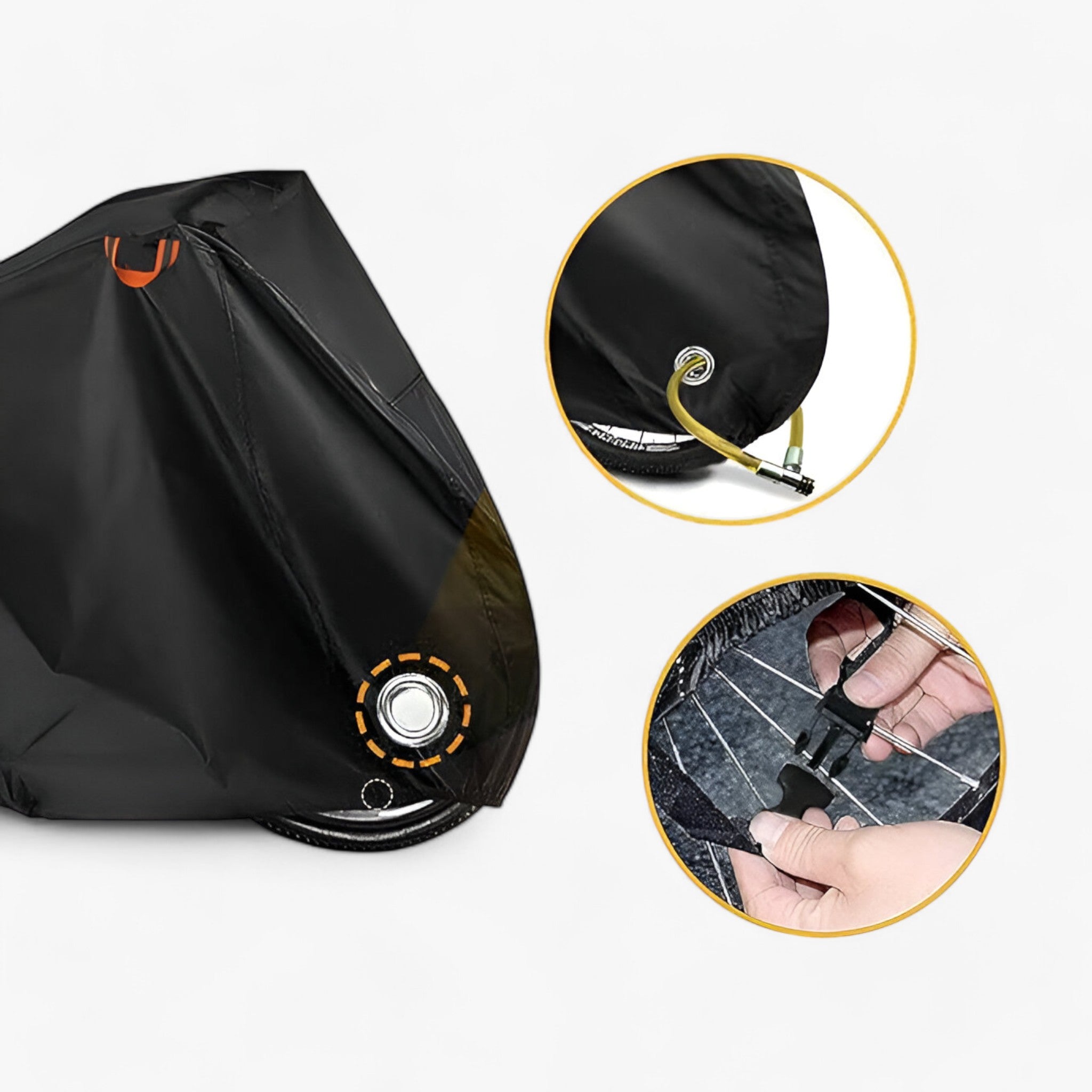 RideShield | 3-laags waterdichte fietshoes – Duurzaam, bescherming tegen regen, sneeuw en stof