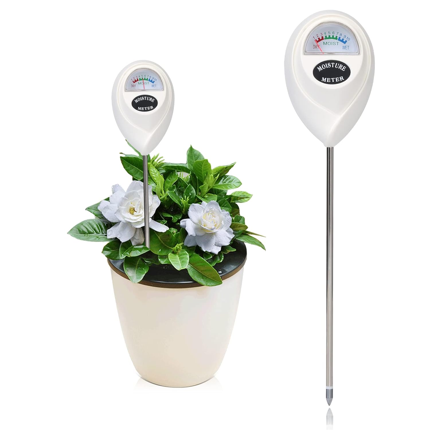 SoilScan | Digitale Bodemvochtmeter – Nauwkeurige Waterniveau Tester voor Planten, Tuin