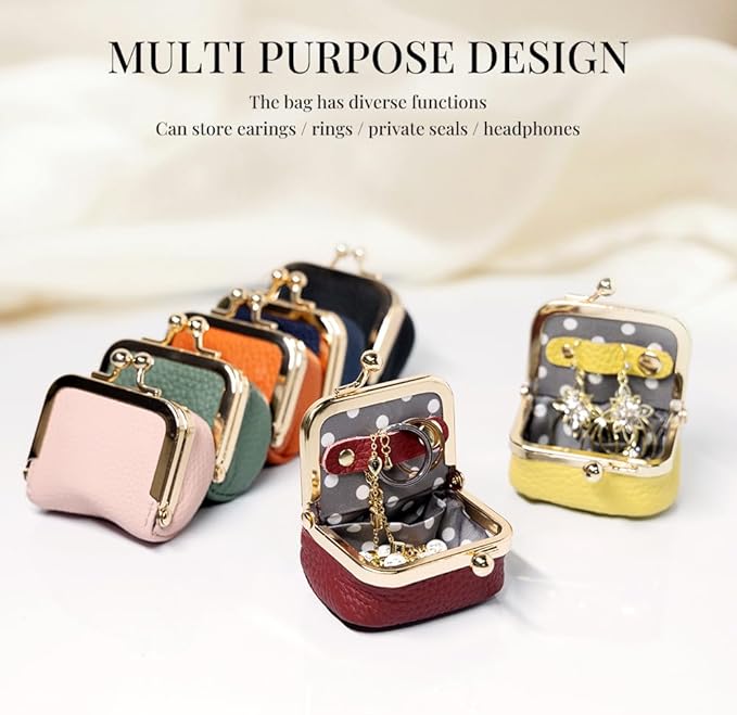 GemPurse | Mini Sieradendoos – Draagbaar Reiskistje voor Ringen & Edelstenen, Compacte Organizer