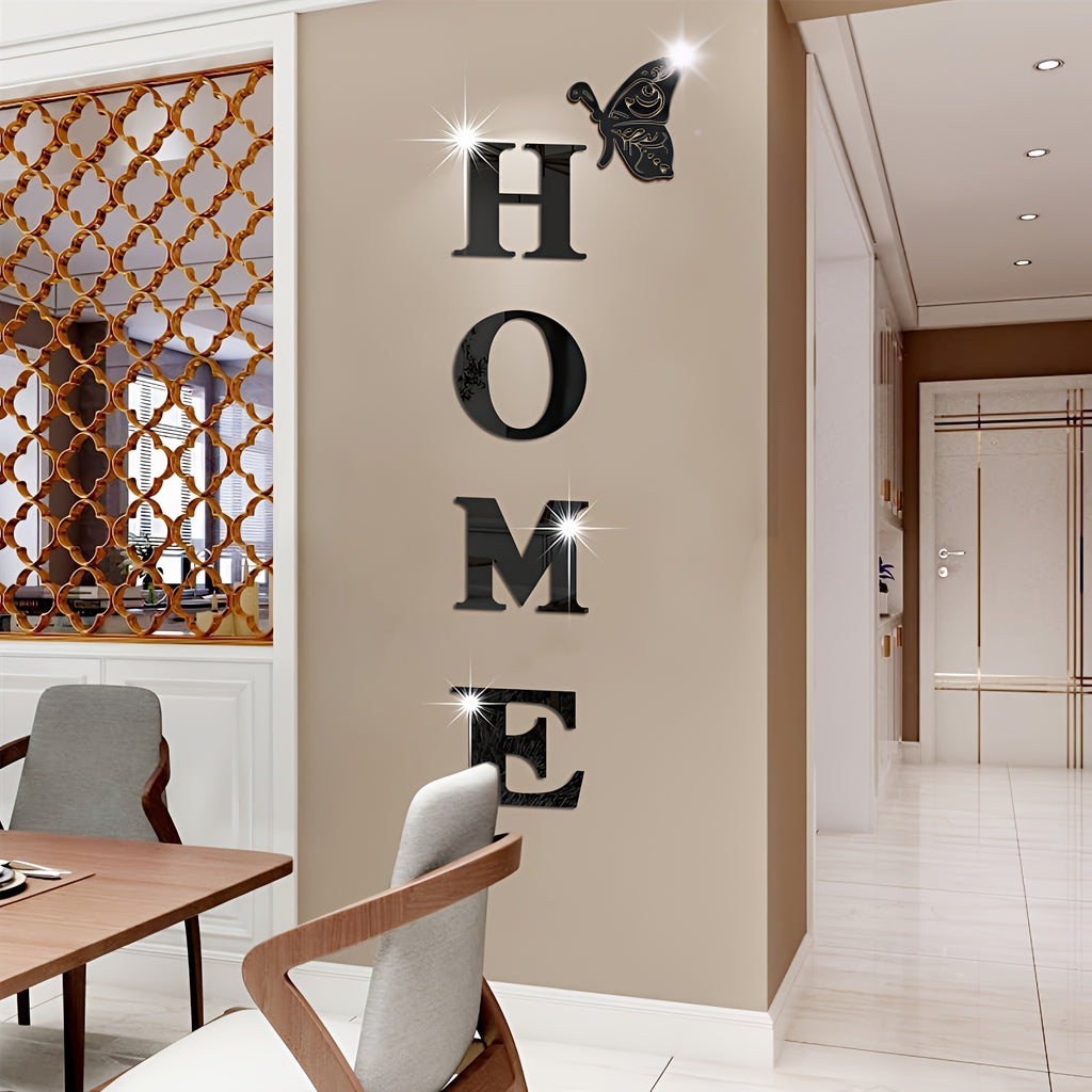 LumiFlutter | Elegante acryl vlinder muurstickers met glans – Decoratie voor thuis en op kantoor