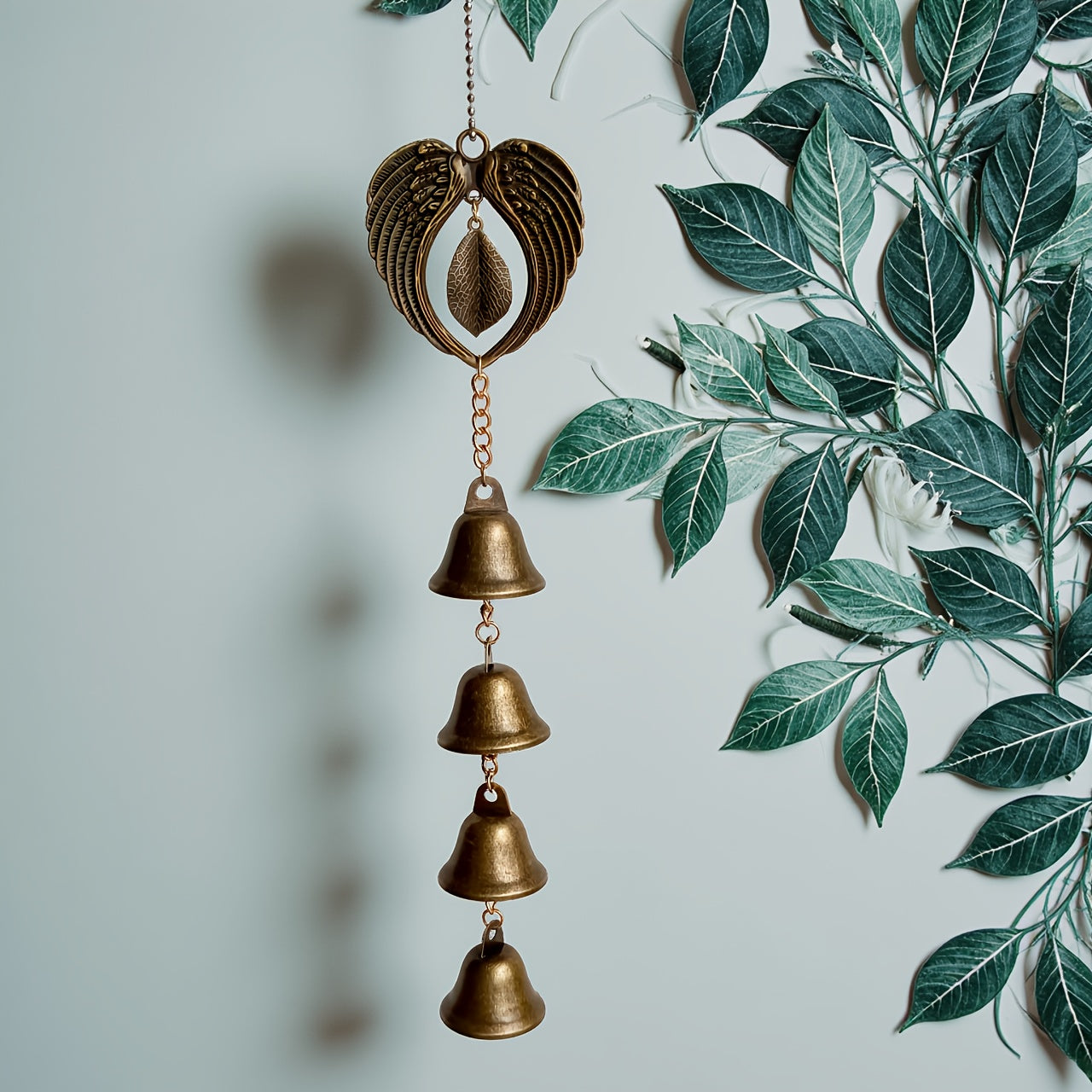 Chimlet | Metalen windgong voor binnen en buiten, hangende ijzeren decoratie voor de tuin of het terras