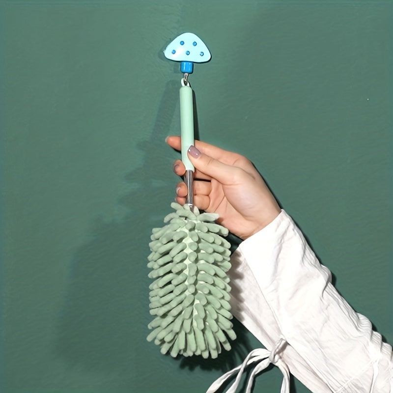 FluffSwipe | Telescopische Microfiber Chenille stofdoek - Uitschuifbaar, Flexibel
