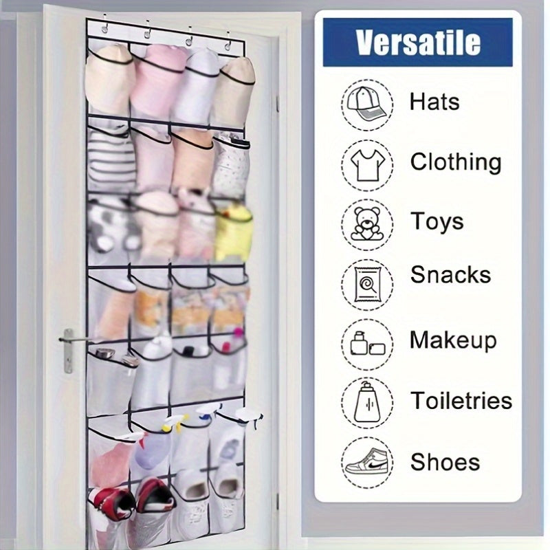 ShoeCaddy | Over-de-Deur Schoen Organizer met 24/35 Grote Gaaspockets – Hangende Schoenenrek