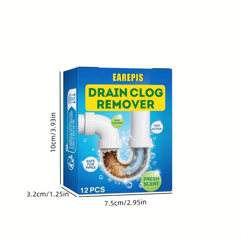 GreaseTrap | 12 stuks ontstoppingspads – vet- en haarvanger voor keuken- en badkamerleidingen