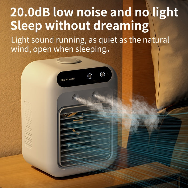 ChillAir | USB mini-airconditioningventilator - Draagbare Koude Ventilator & Nevelkoeling
