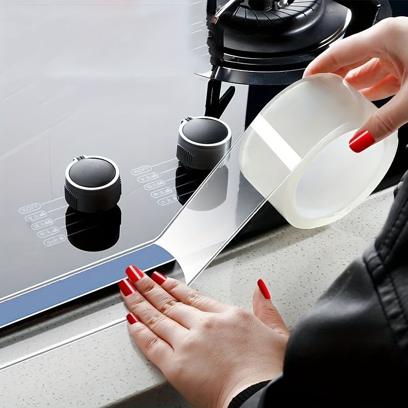 CaulkClear | Heldere Kitband - Zelfklevende Waterdichte Afdichtstrip voor Keuken, Badkamer & Toiletranden