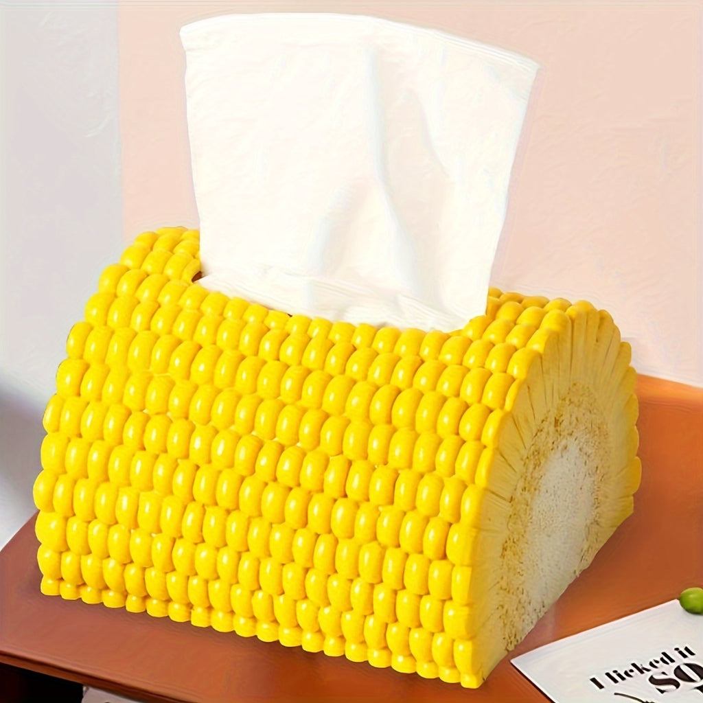 CornyBox | Maïsvormige Tissueboxhouder – Schattige Keuken- & Woonkamerdecoratie