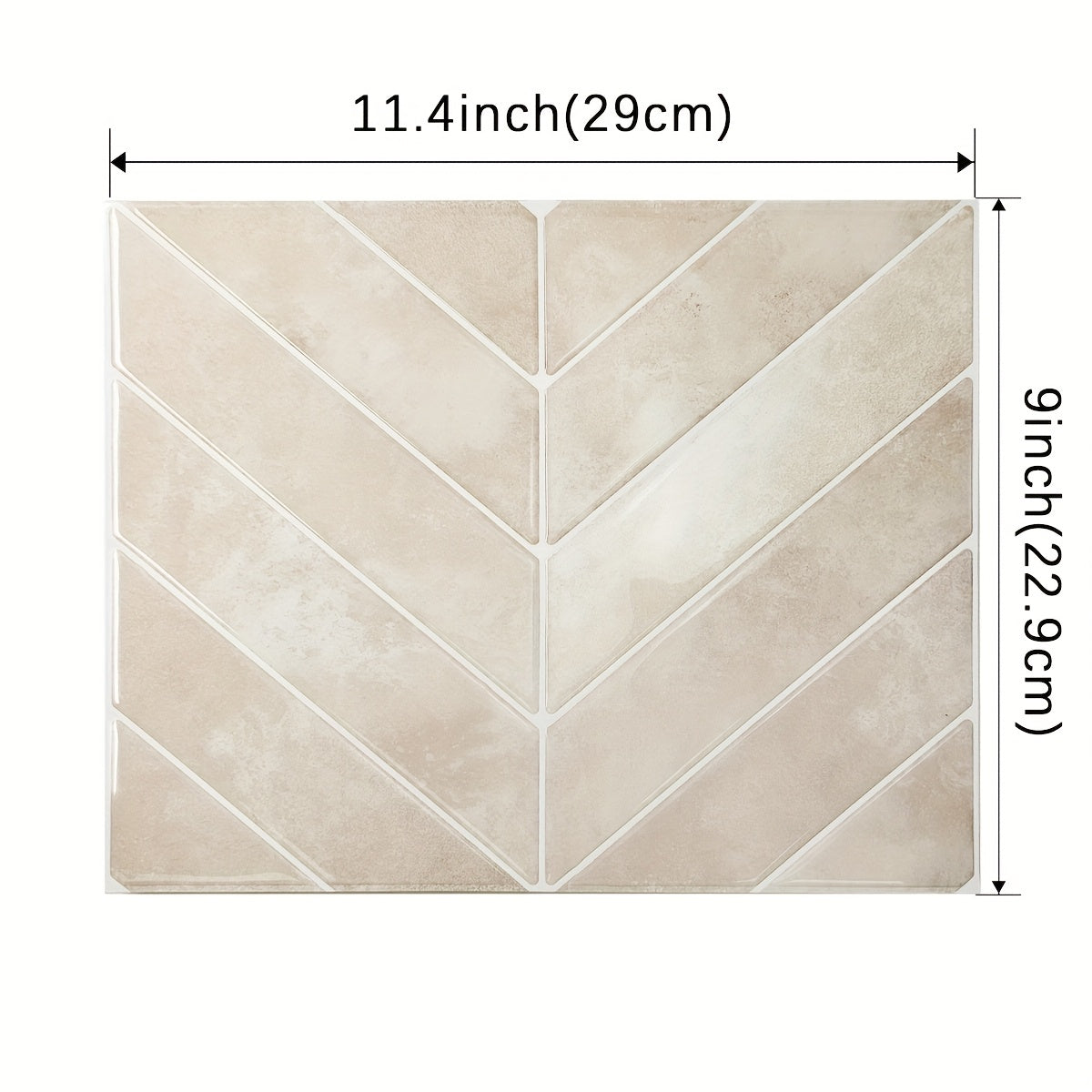 GeoTile | 3D Peel & Stick Muurtegels - Waterdicht, Oliebestendig PU Achterwand voor Keuken & Badkamer