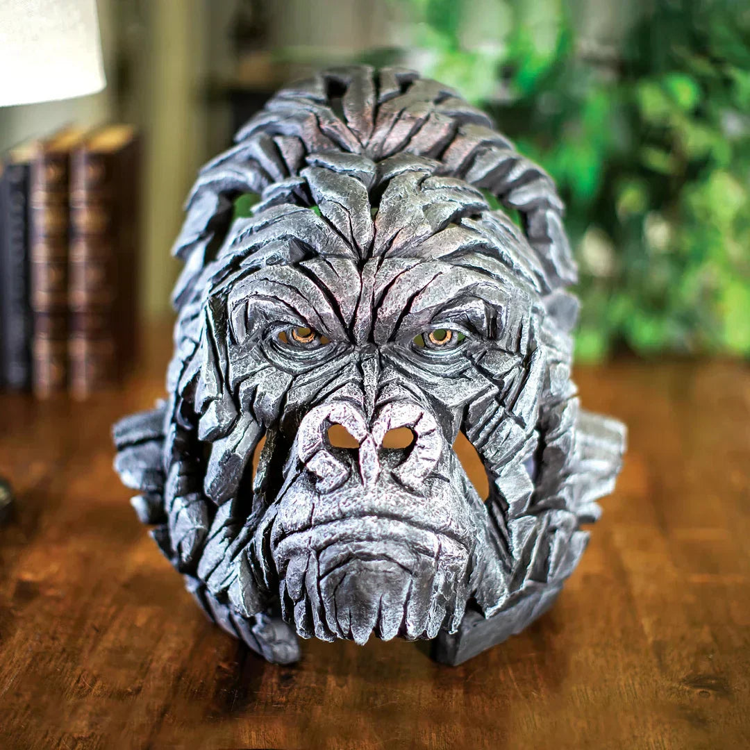 BeastCraft | 3D realistische dierenkop sculptuur van hars – Uniek decoratief beeldje voor woondecoratie en op kantoor