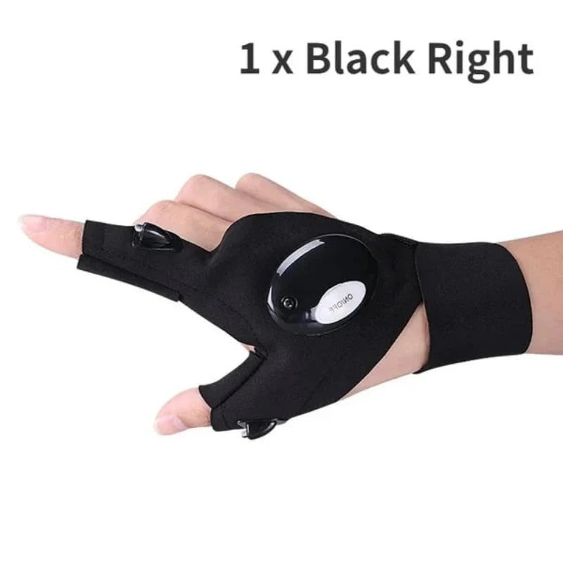 LightGlove | LED-zaklamp handschoenen – handsfree werklamp, waterdichte vingerlampen