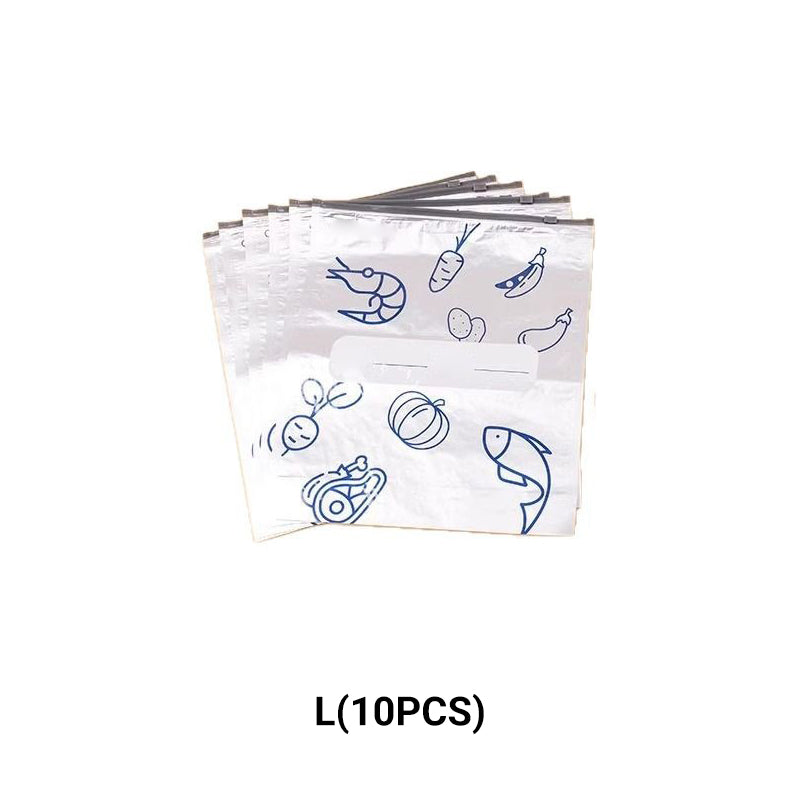 ReSealX | Herbruikbare aluminiumfolie-zakjes met ritssluiting – luchtdichte, warmtebestendige, geurvrije voedselbewaarzakjes