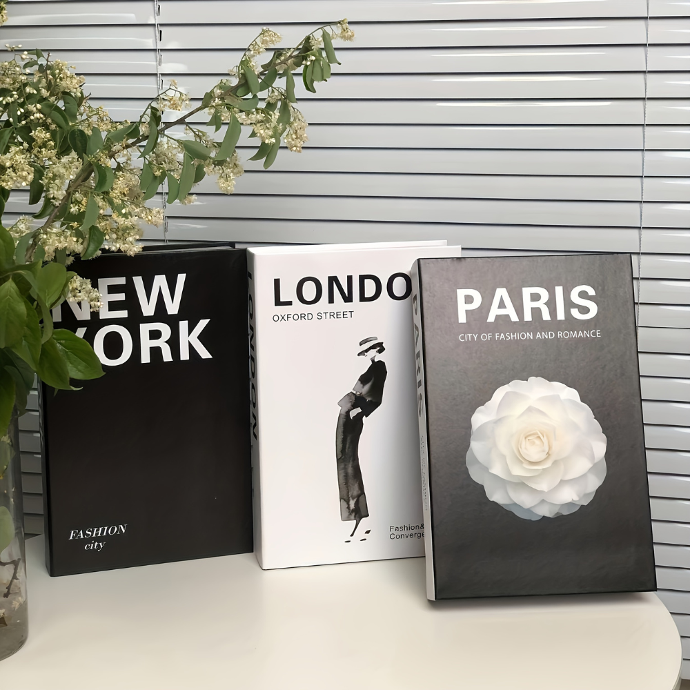 StyloBooks | Moderne decoratieve boeken set – Nep-designboeken voor salontafel, boekenplank