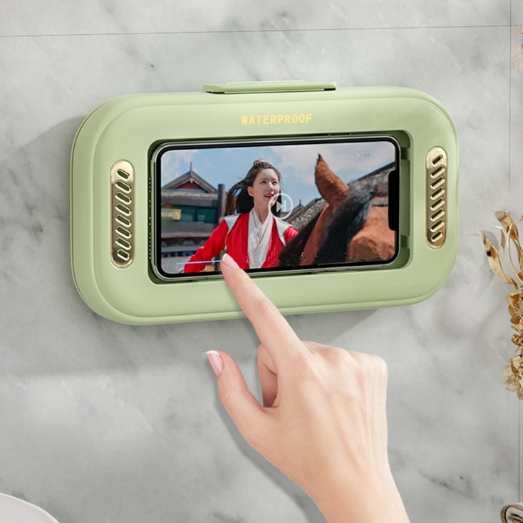 SplashBox | Universele waterdichte telefoonhouder voor douche en badkamer - Muurbevestiging Hoesje