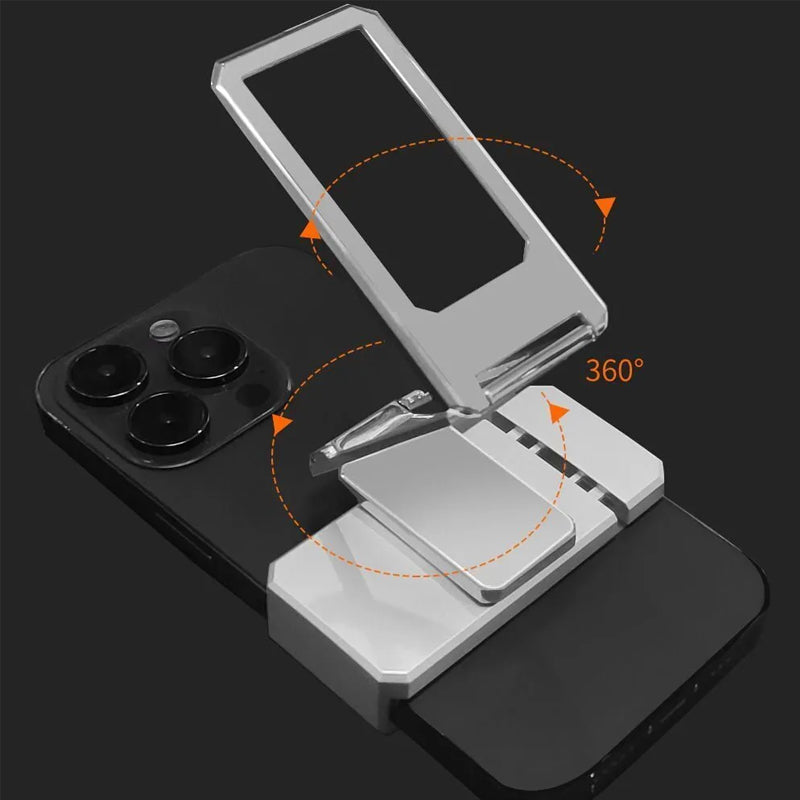 Griply | Opvouwbare Achterclip Telefoonhouder – Verstelbare Stand, Vinger-ring Grip