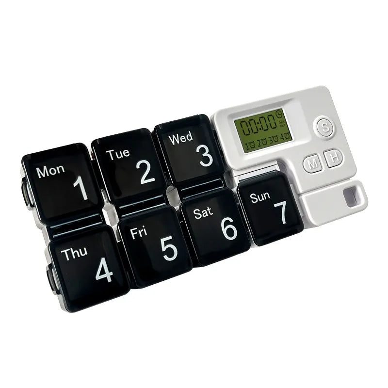 SmartDose | Slimme Elektronische Weekelijkse Pillendoos – 7-daagse Alarm Pillendoos
