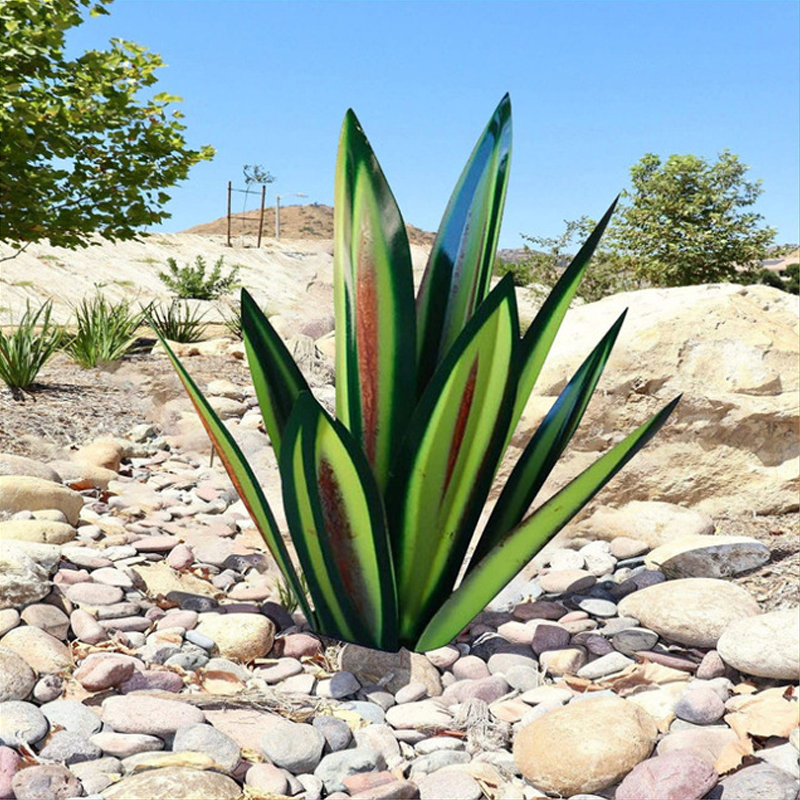 FreshSprout | Waterdichte tuin Agave plant Decoratie - Duurzaam, weerbestendig buiten landschapsarchitectuur decor