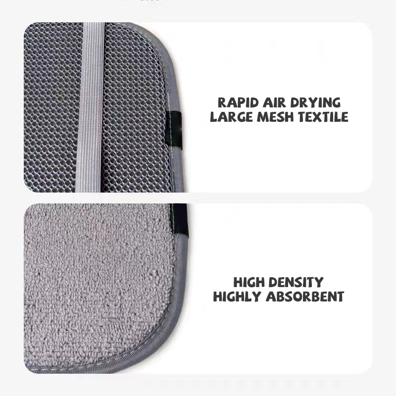 DishNest | Multifunctionele afdruipmat – Absorberende, sneldrogende, antislip keukenmat