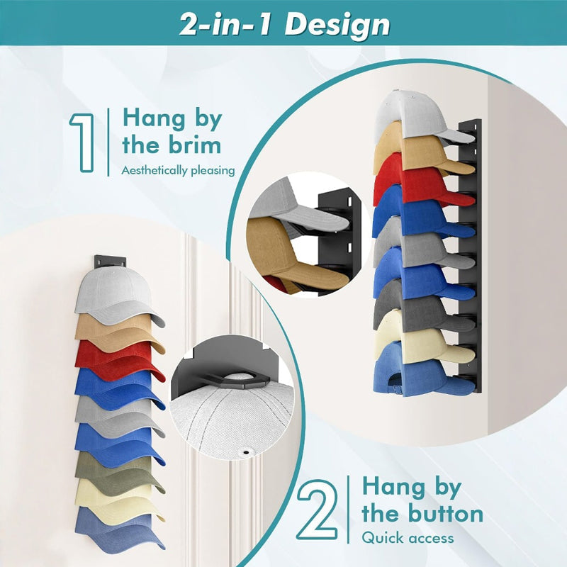 CapStack | Ruimtebesparend opbergrek voor petten