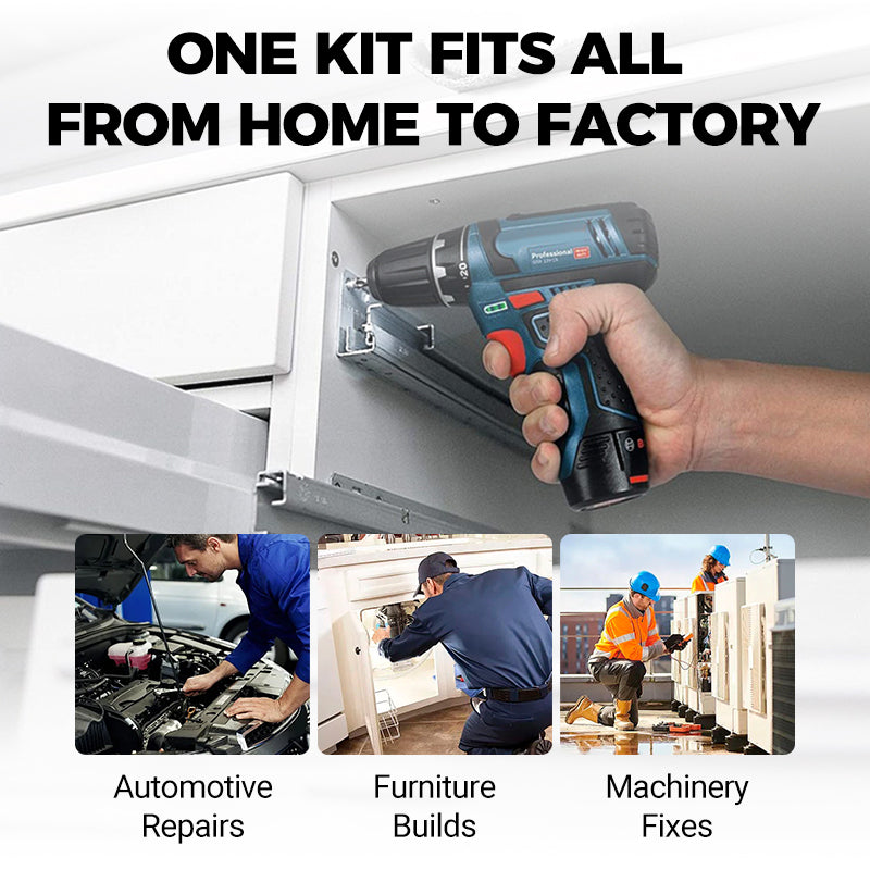 BitMagnet | Set met krachtige magnetische schroevendraaiers en boortjes – Duurzaam roestvrij staal