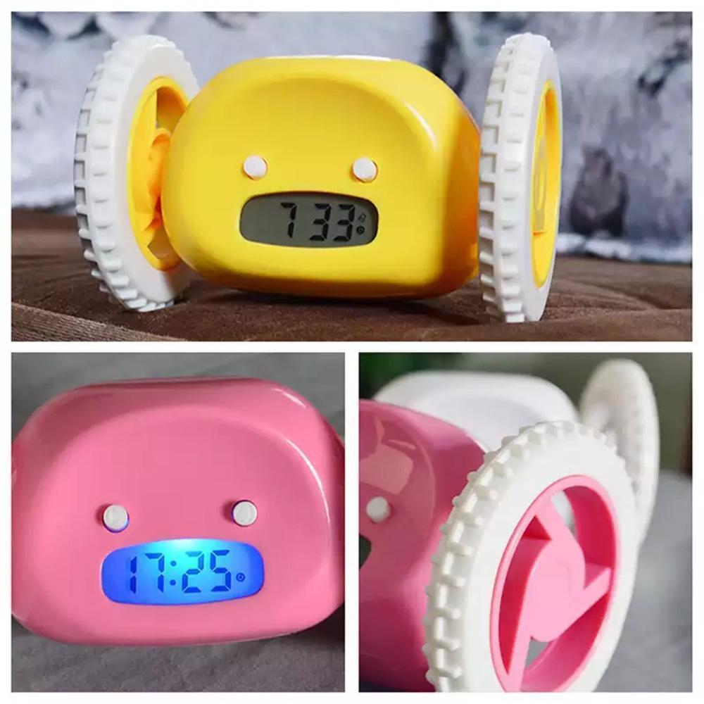 DashAlarm | Weggelopen wekker op wieltjes – Luide mobiele wekker, rollende snooze-stopper voor zware slapers