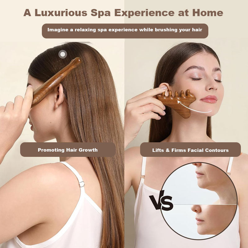 CombEase | 4-in-1 massagekam – ontklitter, hoofdhuidmassageapparaat en borstel tegen kroeshaar