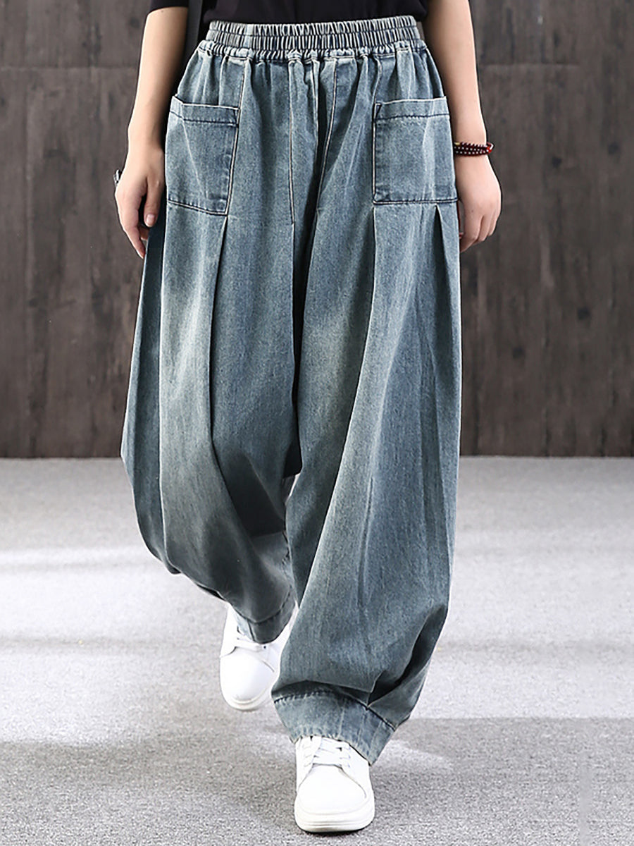 Yalira | Dames Baggy Jeans – Casual Losse Pasvorm, Zachte Denim, Comfortabele Broek