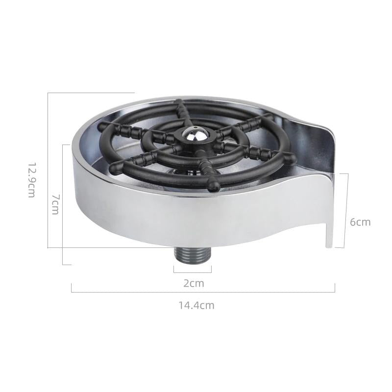 RinsePro | Automatische Glazenwasser - Snel Schoon Bar & Keuken Glazen Spoelen Gereedschap