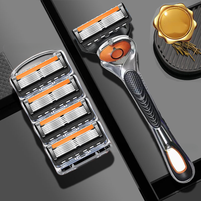 Razorix | Precisie Heren Scheermes met Meerdere Bladen – Quick Release Scheermes